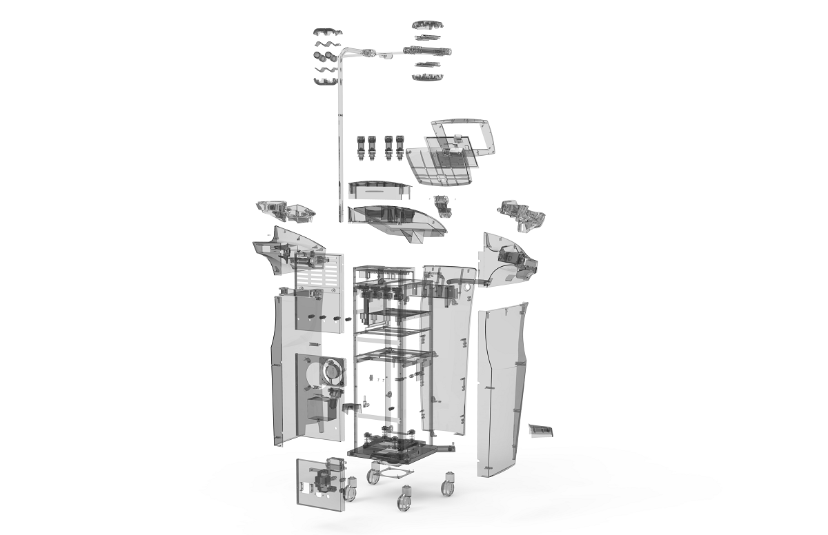 结构设计，机构设计，纤体瘦身仪结构设计