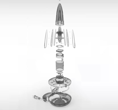 除臭器结构设计